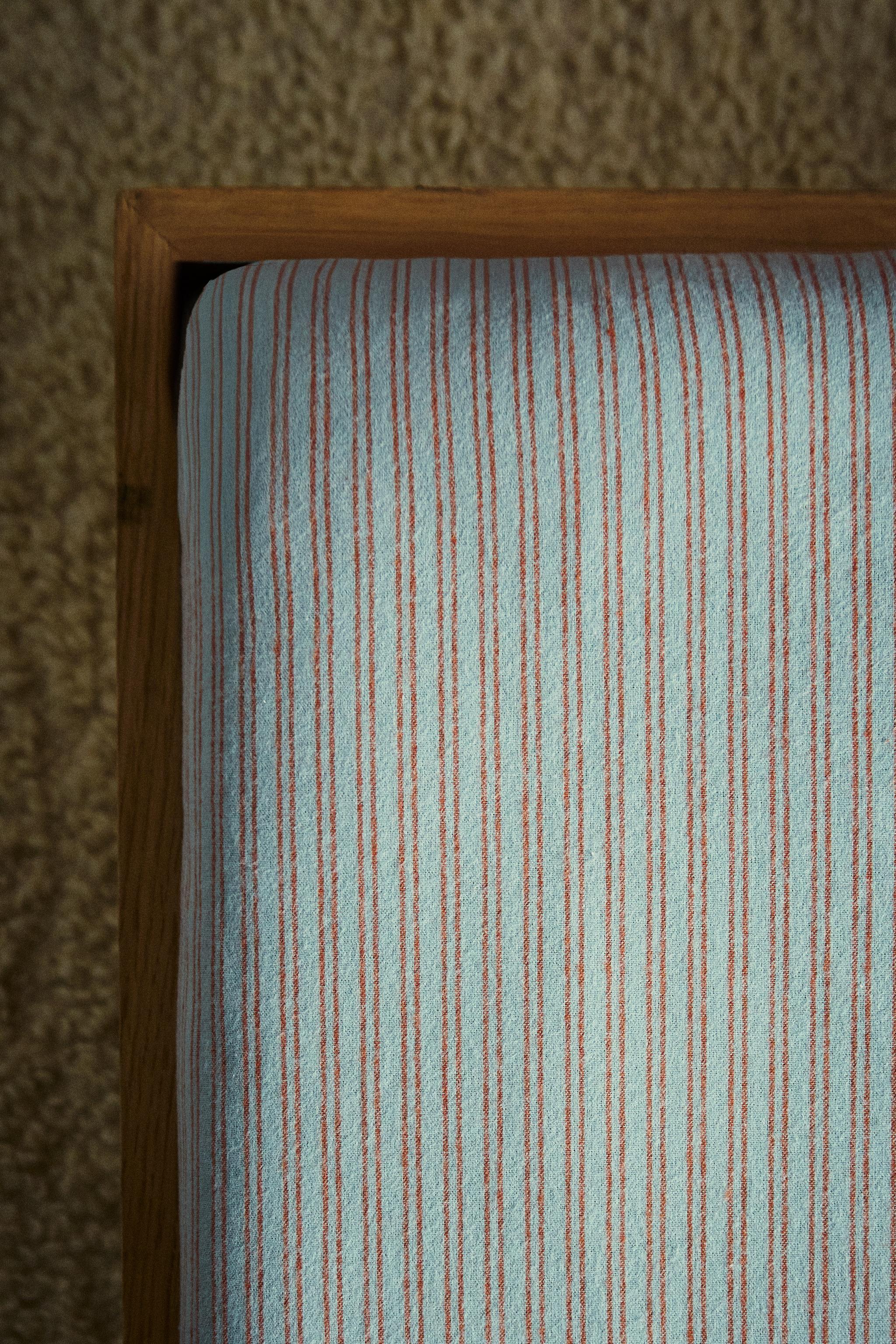 DRAP-HOUSSE ENFANT FLANELLE RAYURES